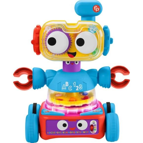Baby Toddler & Preschool Toy, 4-in-1 Learning Bot with Music Lights & Smart - Picture 1 of 7
